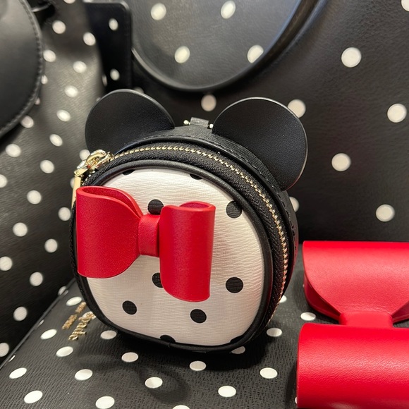 Kate Spade Disney X Kate Spade New York Minnie Mouse Coin Purse White Multi